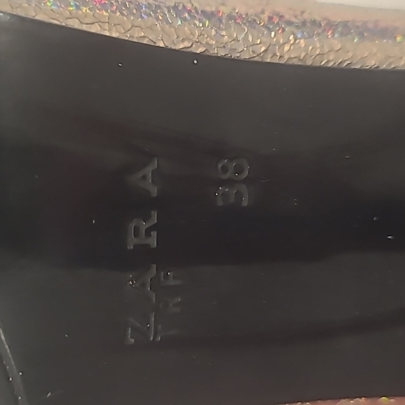 Zara silver sprarkly heels - Picture 8 of 8